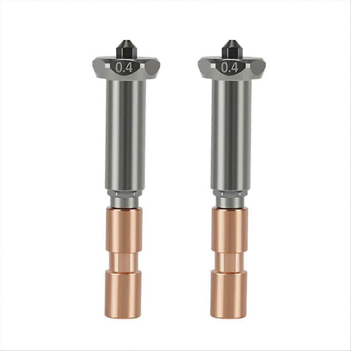 2pcs Nozzle for 3 Max Hardened Steel Nozzle Replaceable Nozzle for 3 Max Combo 3D Printer Parts