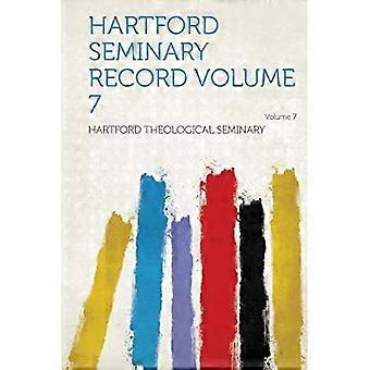 Hartford Seminary Record Band 7