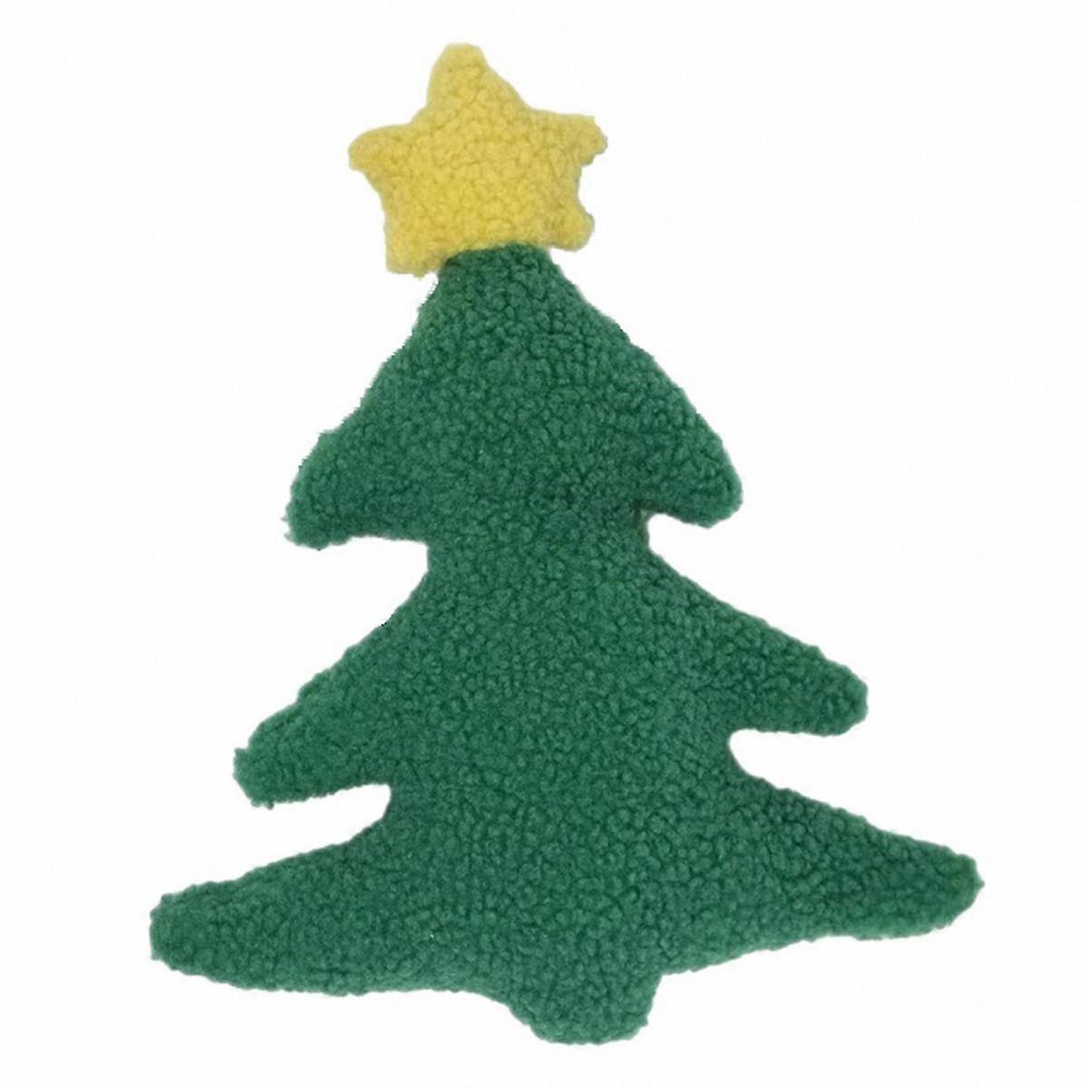 Festive Tree Plush Pillow Soft Decorative Cushion