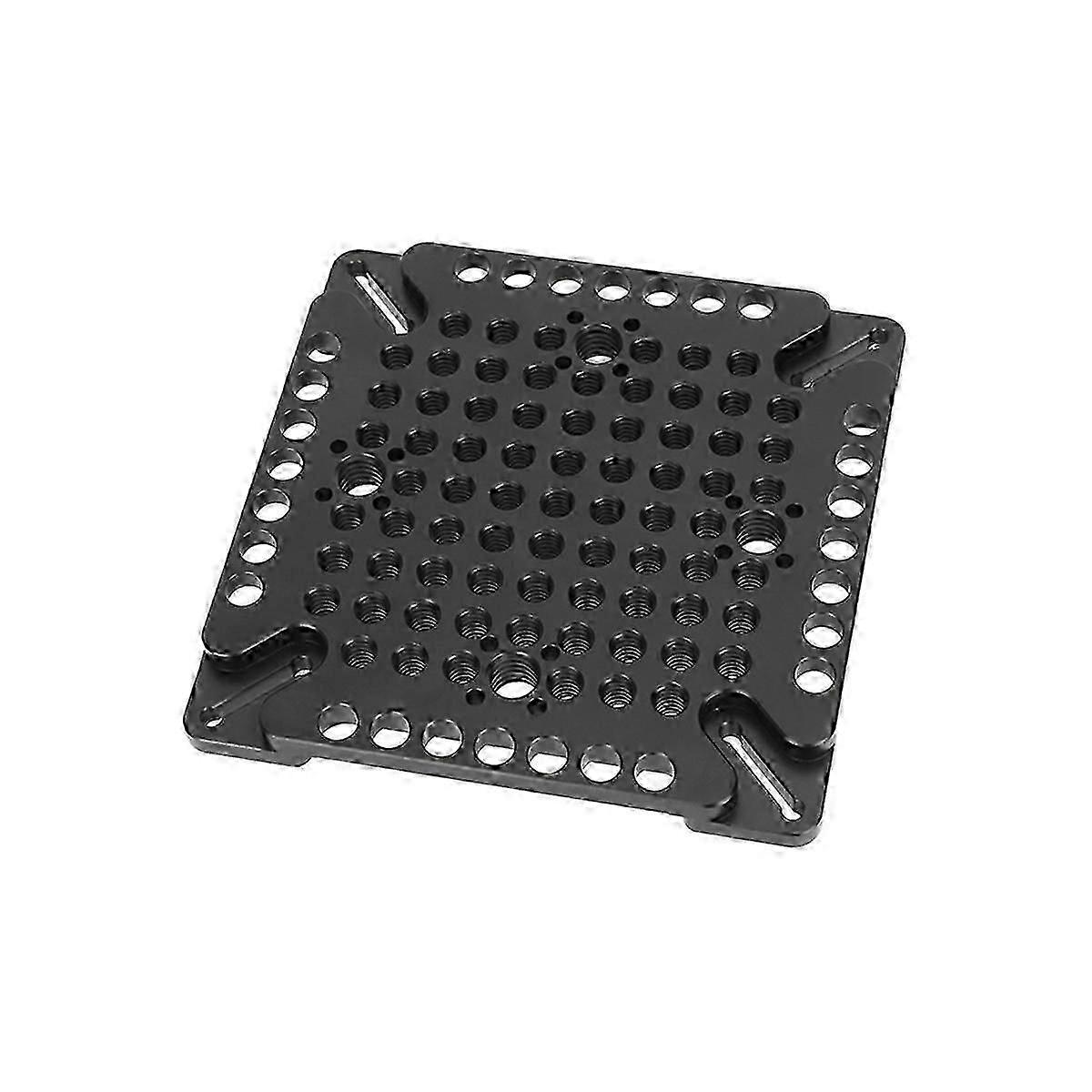 Multipurpose Camera Cheese Plate with VESA Mount M12 Threads for Accessory Expansion Baseplate