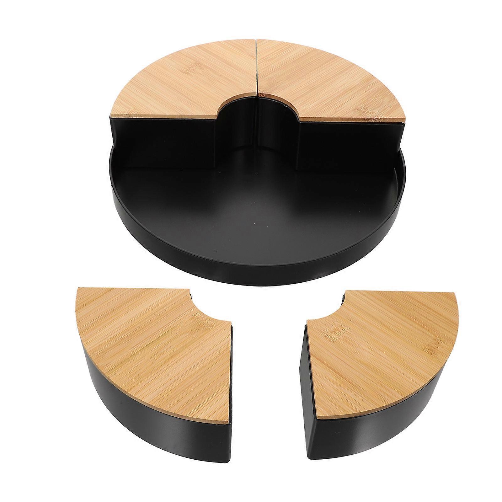 Zero Snack Divided Fruit Serving Tray for 1Set Desktop Organizer