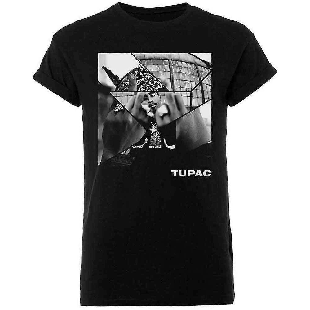 Tupac Broken Up Logo T-shirt