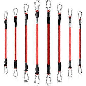 Lot de 8 bandes de résistance pour l'entraînement, bandes élastiques supplémentaires pour remplacer votre équipement de musculation, sangles élastiques pour les jambes et les chevilles, pour hommes et femmes (taille S).