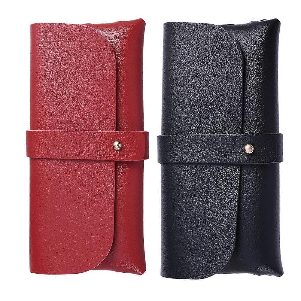 Sunglasses Case Pouch for Storage 4Pcs Assorted Color PVC