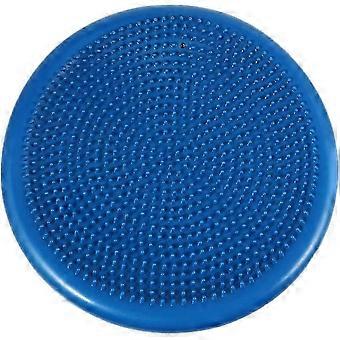 Cojín de bamboleo de estabilidad inflado nce Disc Lumbar Support para silla de escritorio de oficina en casa (azul)