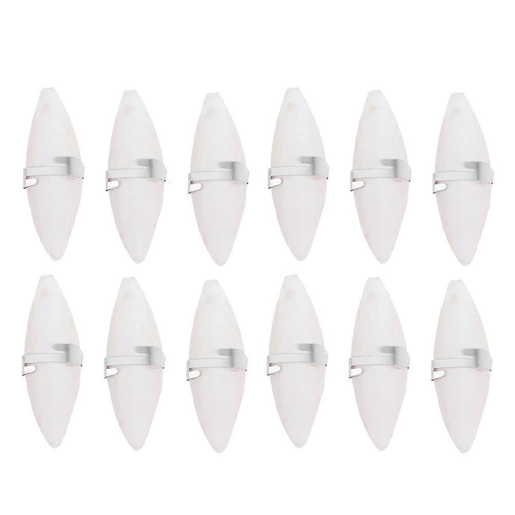 Bird Cuttlebone Cuttlefish Bone Toy for Pet Use 12Sets White Color