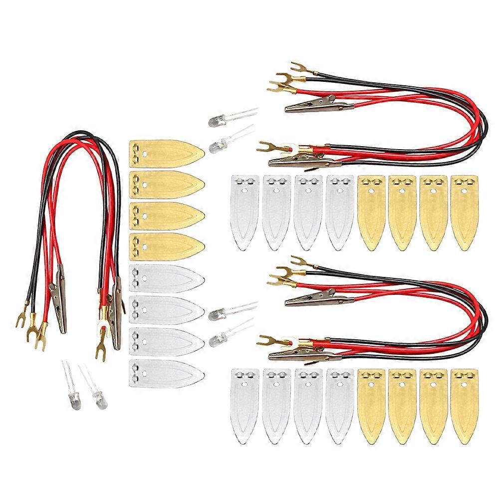 Fruit Battery Science Experiment Kit for Electronic Clock Educational Toy 3Sets