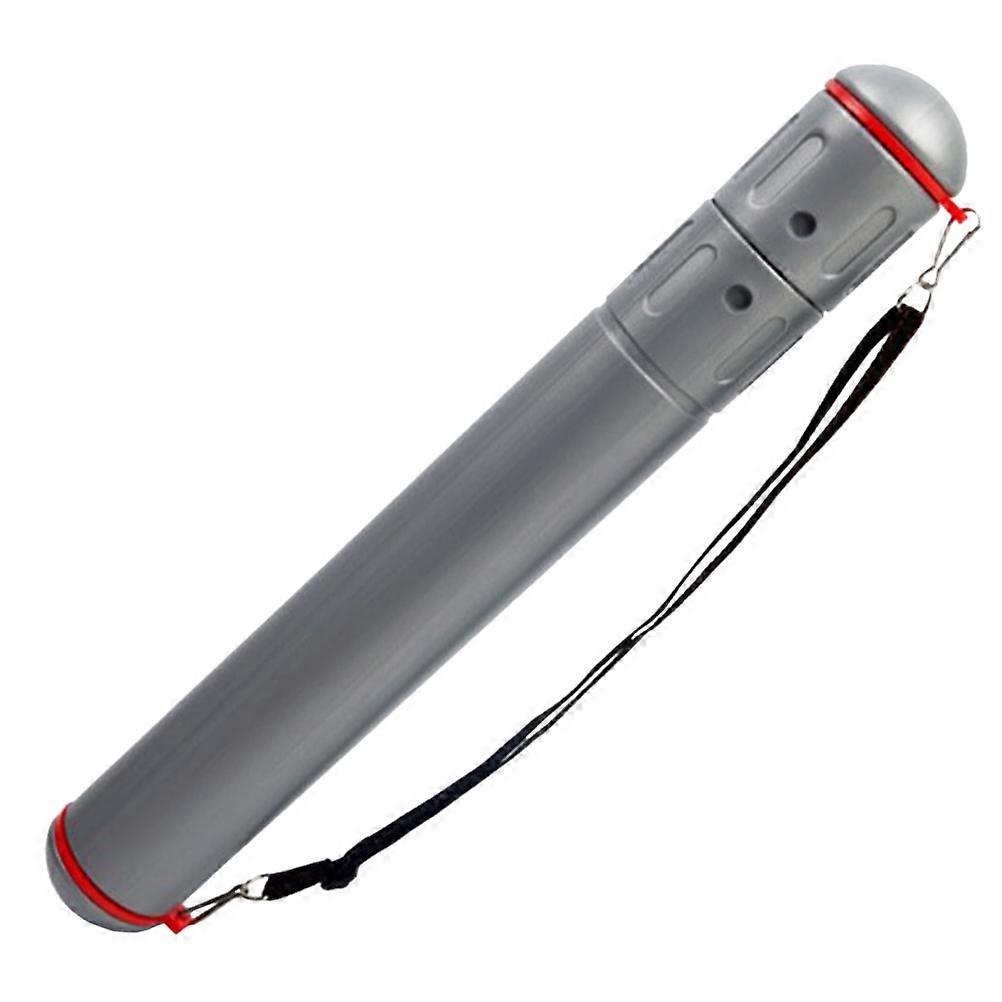 Plastic Storage Tube Silver Stretch Scroll Holder for Storage