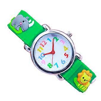 Lovely Children Watch 3D Cartoon Quartz Wrist Watch with Adjustable Strap