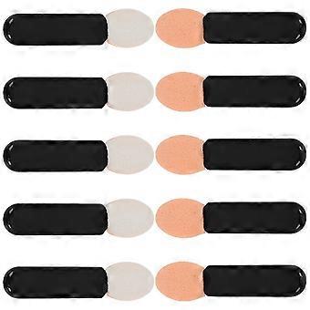 Black Eyeshadow Brush for Makeup Use with 10Pcs Applicator Sticks