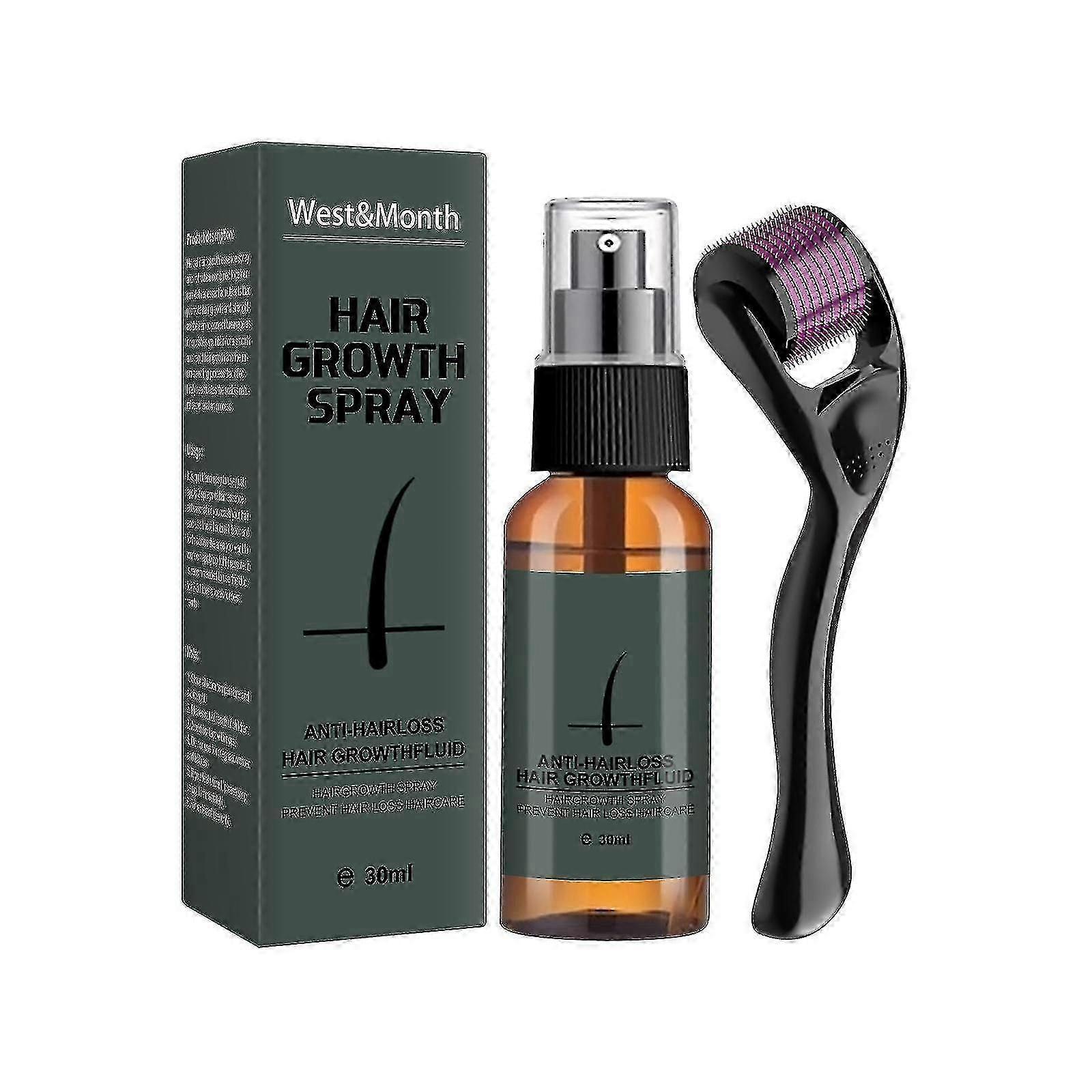 Herren Bartwuchs Roller Kit Herren Bartwuchsöl Nährender Enhancer (1 Stück)