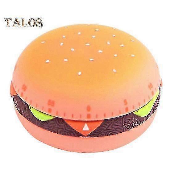 Kitchen Timer Corrosion-proof Eye-catching Plastic Cute Creative Hamburger Shape Timer Reminder for Teacher