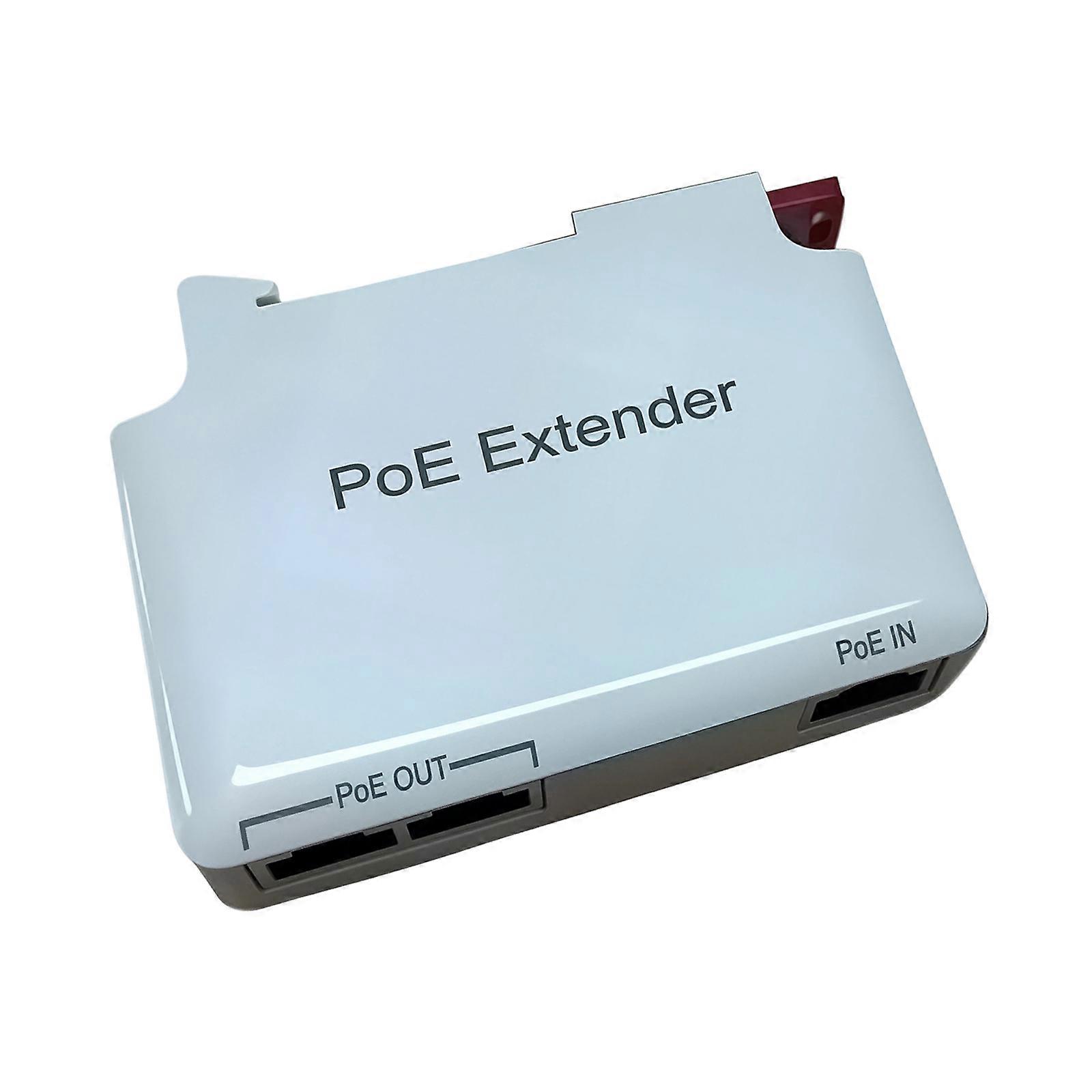 Plastic POE Extender Splitter With LED Indicators For Stable Power Over Ethernet Connection Multicolor