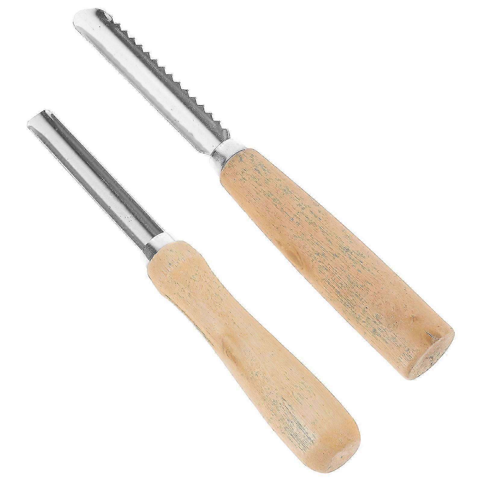 Multifunctional Fruit Corer for Core 2Pcs Kitchen Tool Silver Stainless Steel