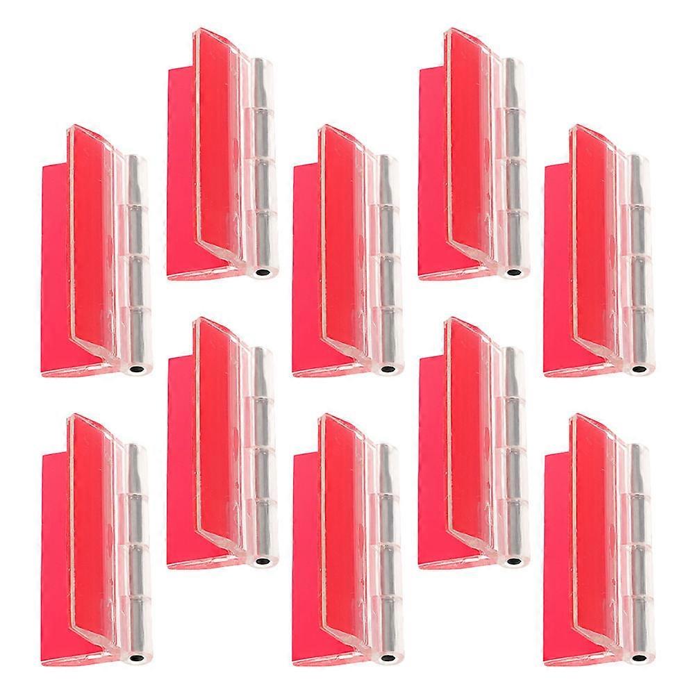 Self Adhesive Acrylic Hinges Strong Adhesive for Crafts 10Pcs Multi-Function Hinges