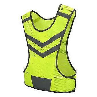 Men's  Safety Vest Breathable Reflective Jogging Vest for Runners Night Walking