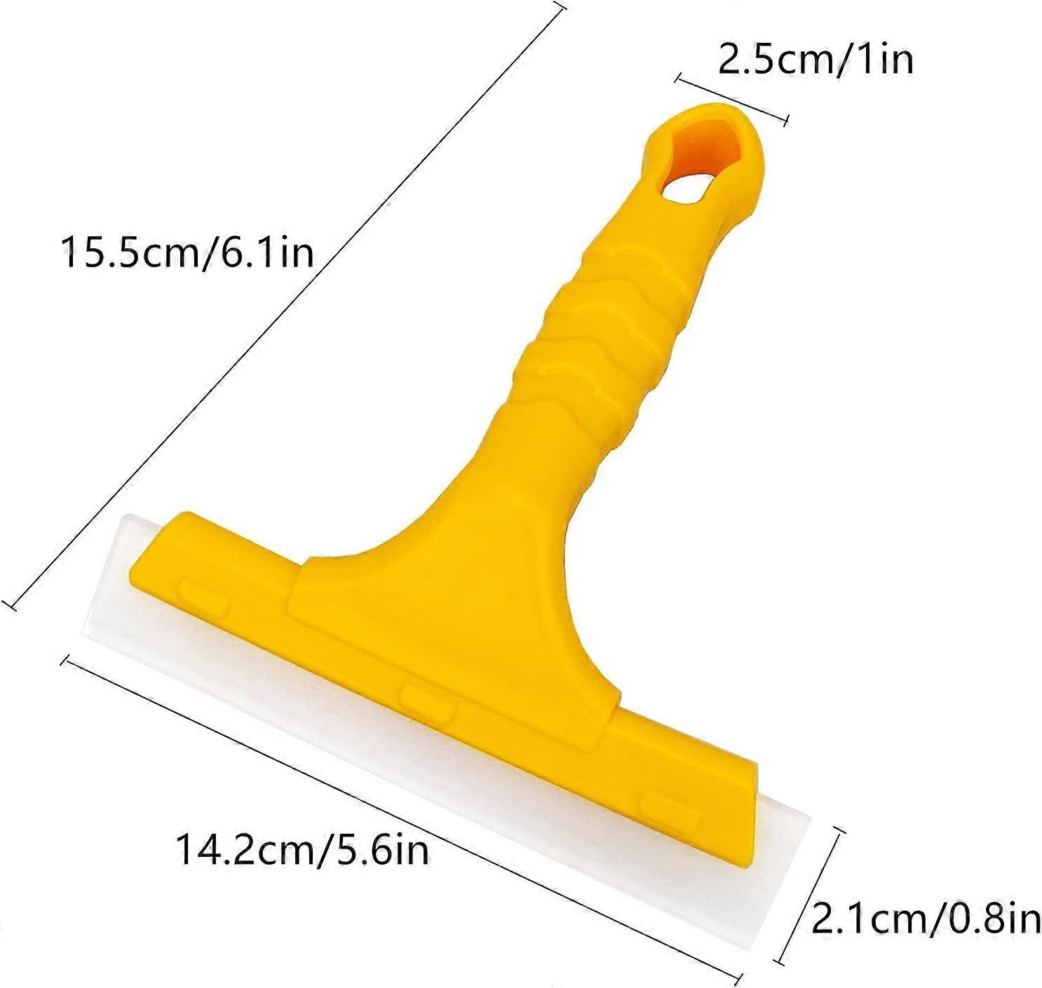 Silicone Blade Squeegee - Shower and Window Tint (Yellow)