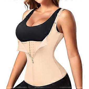 Taillenformer für Damen, Korsett-Shapewear mit Reißverschluss, Taillenformer-Tanktop mit verstellbaren Trägern