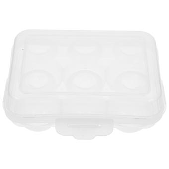 Camping Portable Egg Holder for Storage Clear Shockproof Egg Container
