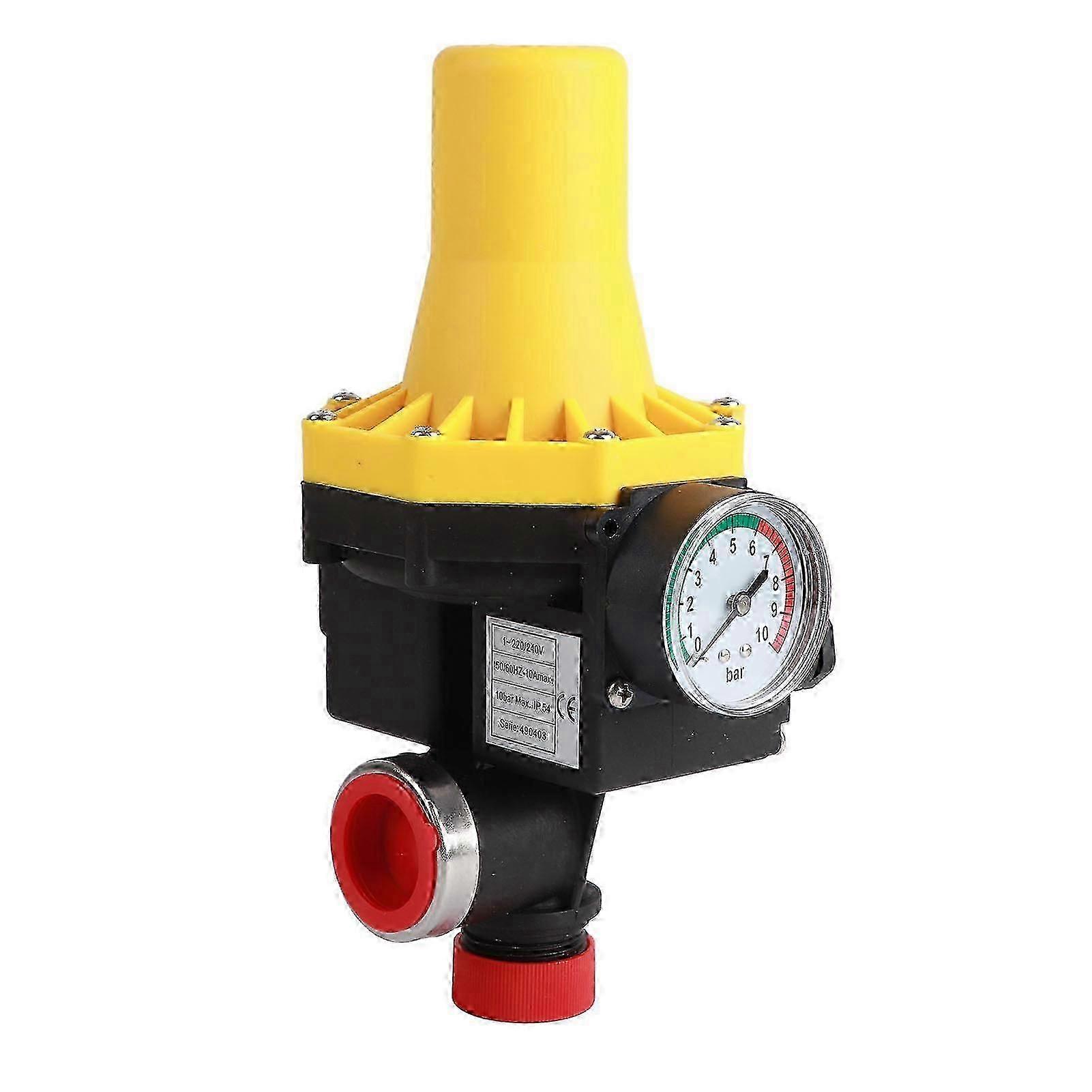 Water Pump Pressure Controller Automatic Control Switch 10 Bar 1.1KW 220/240V for Protection