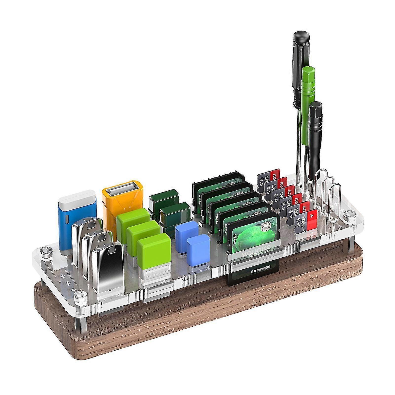 SD TF Memory Card Storage Box | Sim Card Organizer | U Disk Display Holder