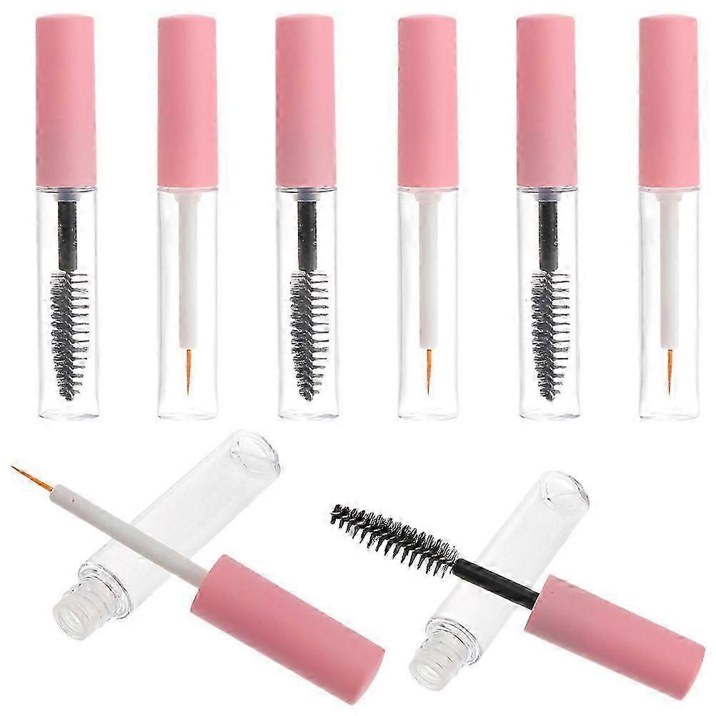 Empty Eyeliner Tubes Refillable Mascara Containers, Pink, 1Set for Storage