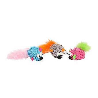 Cat Chew Toys Mouse Shape for 9Pcs Engaging Toy Set