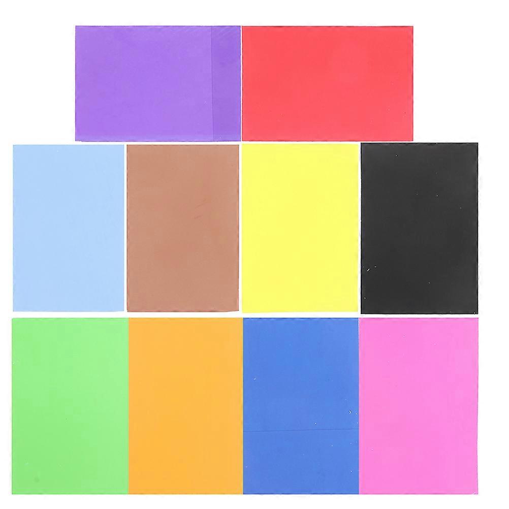 20 Sheets Colored Foam Paper Self-adhesive Craft Foams A4 Multi-function Foams Papers Craft Sheets