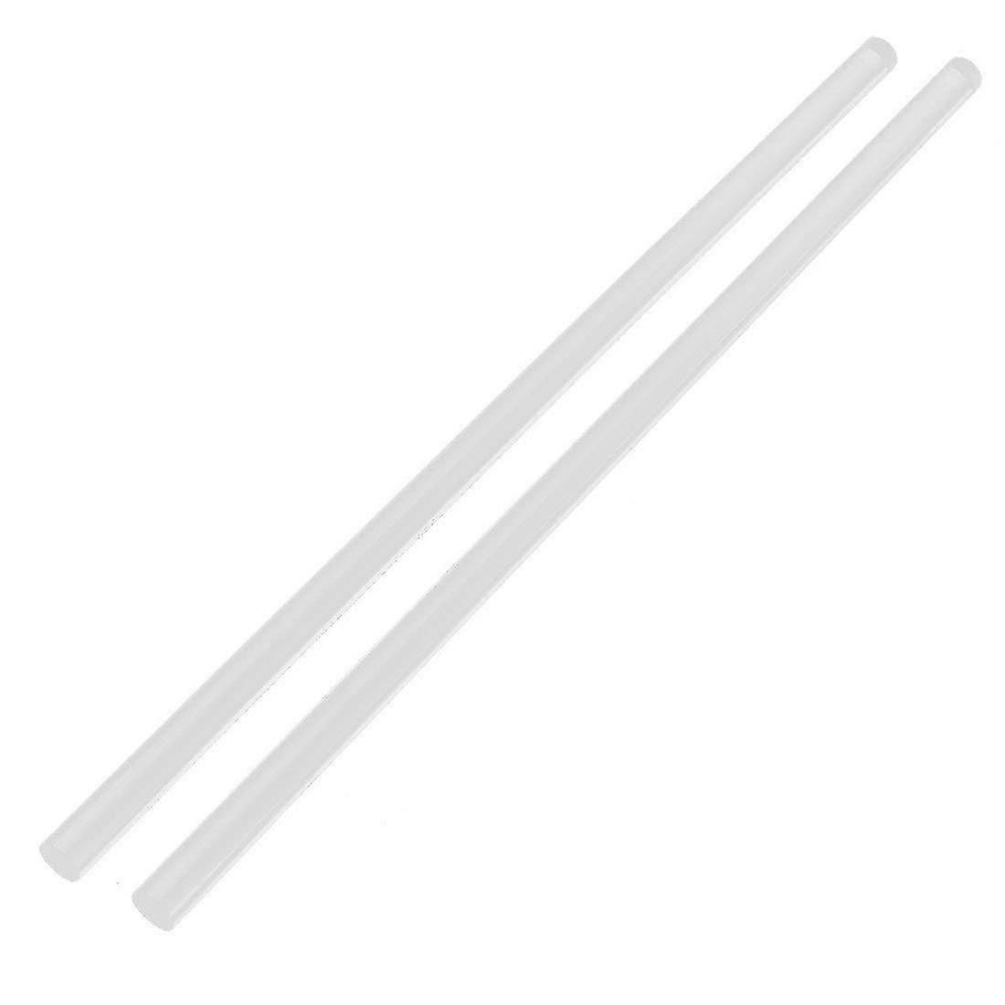3mmx250mm Round Shape Solid Acrylic Rod Pmma Extruded Bar Clear 2pcs