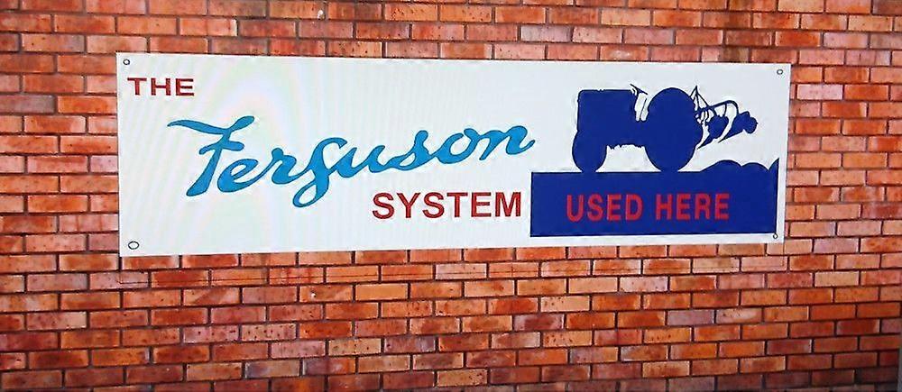 Ferguson System -traktori Banner Maataloustyökalujen työpajan navetan seinänäyttö HDF408