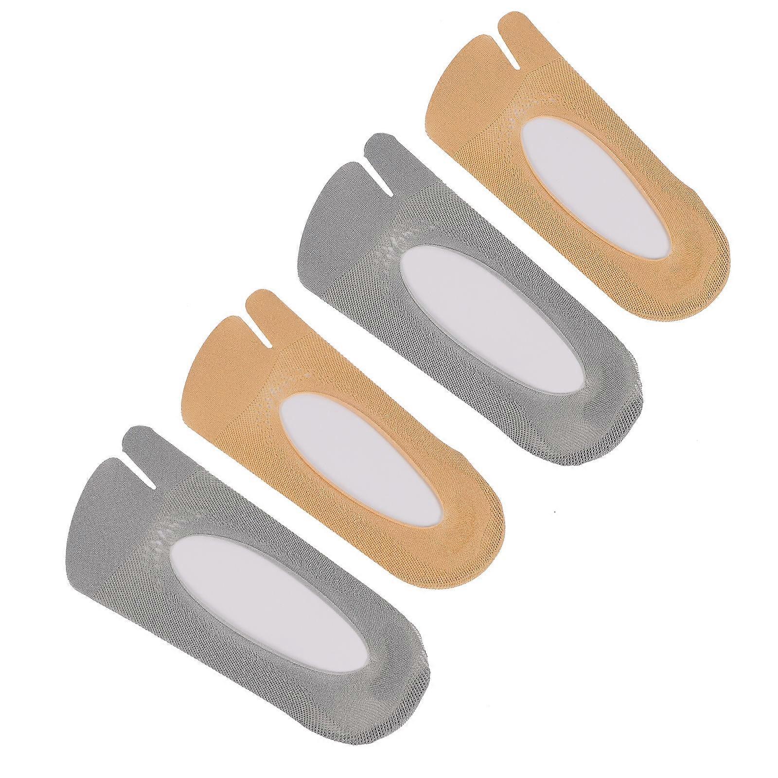 2 Pairs Short Toe Split Sock Practical Split Toe Sock Stylish Split Toe Sock