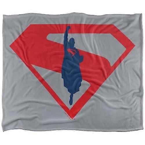 Superman 2025 Flight Soft Touch Logo Blanket