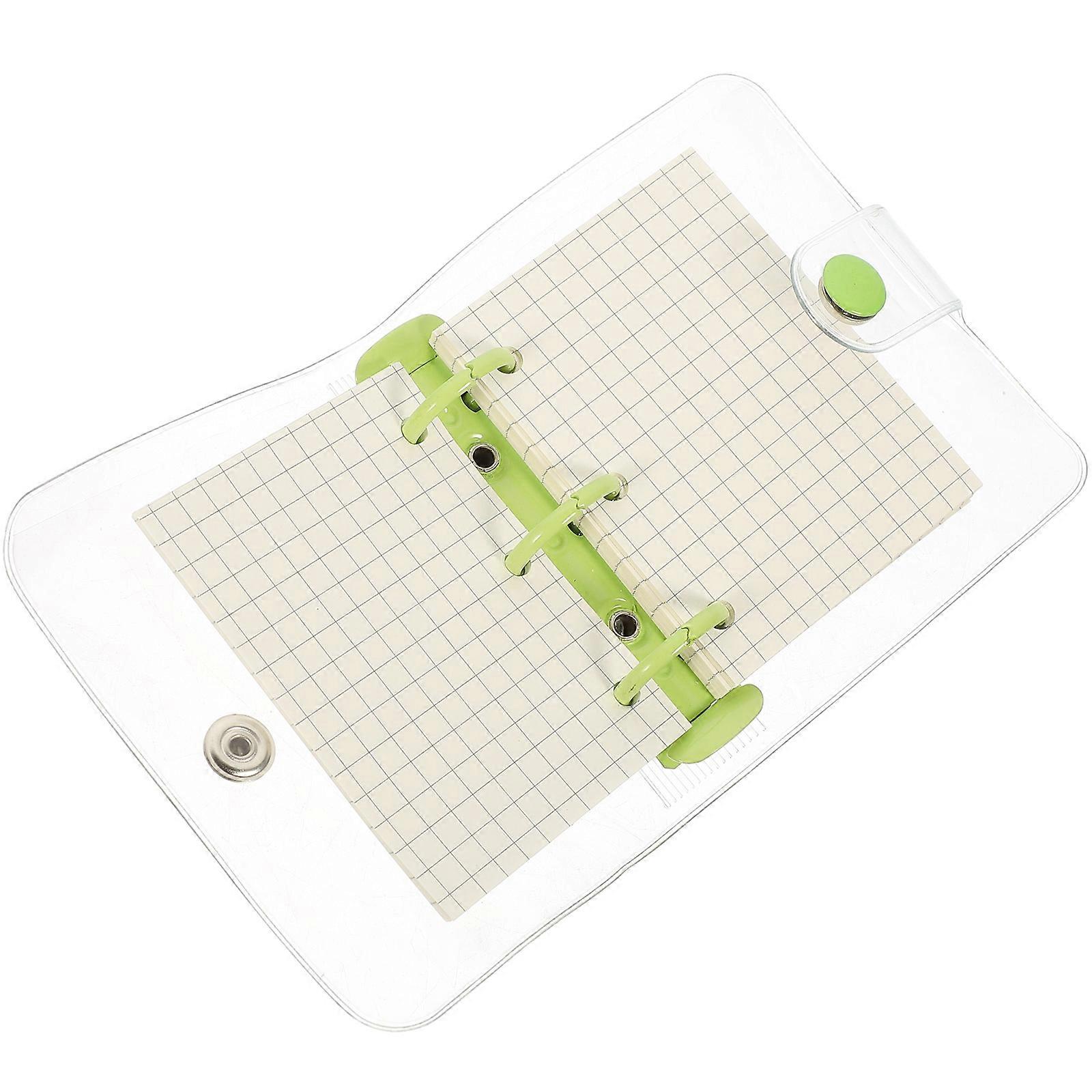 Mini Binder Loose-Leaf Notepad for Writing Use in Green
