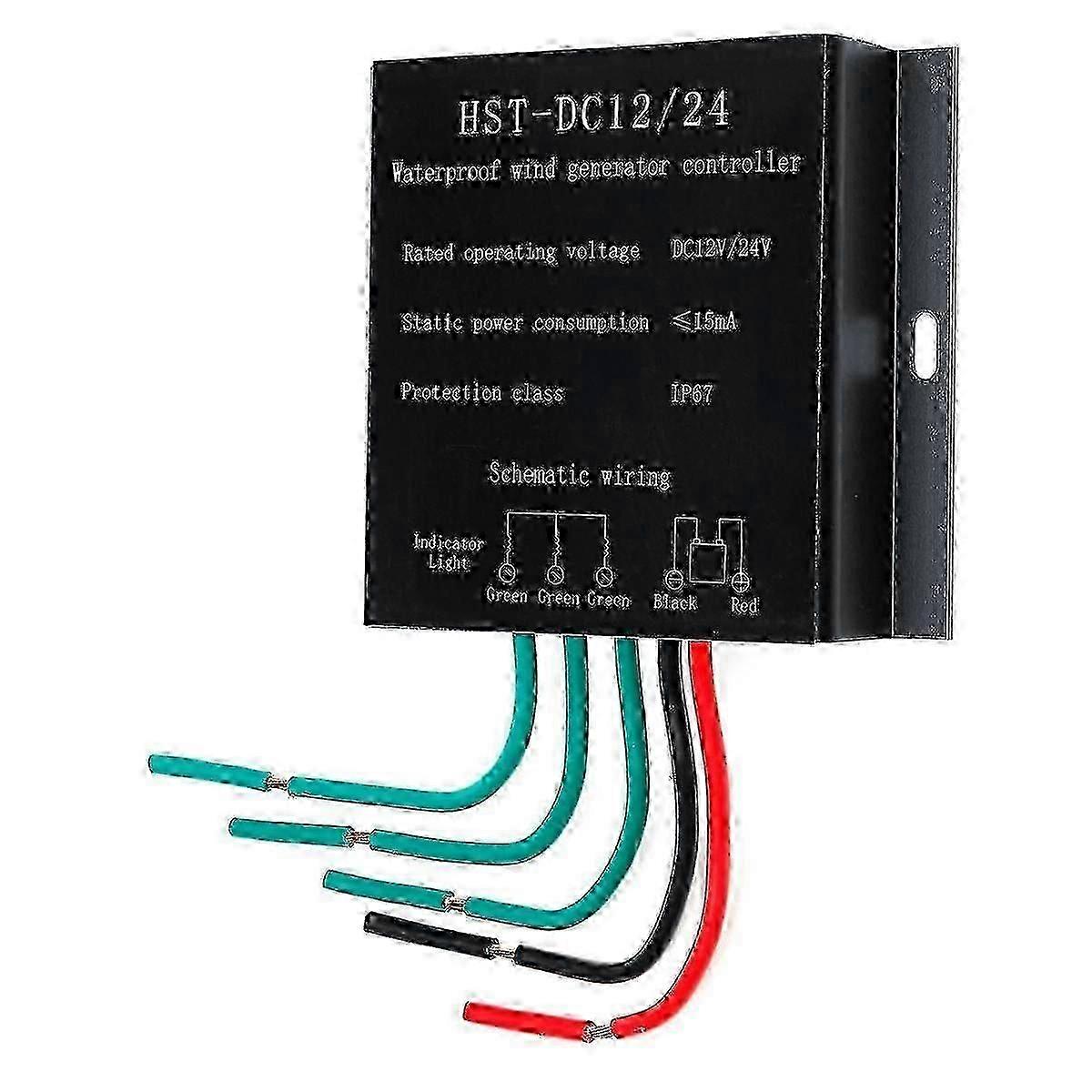 12V/24V 9000W Wind Turbines Generator Controller Waterproof Battery,l