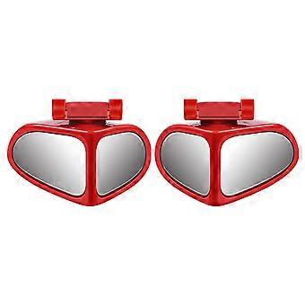 Specchietto per punti ciechi RedCar, confezione da 2 specchietti per punti ciechi universali per auto Specchio retrovisore esterno HD destro + sinistro Specchietto retrovisore grandangolare in vetro per auto