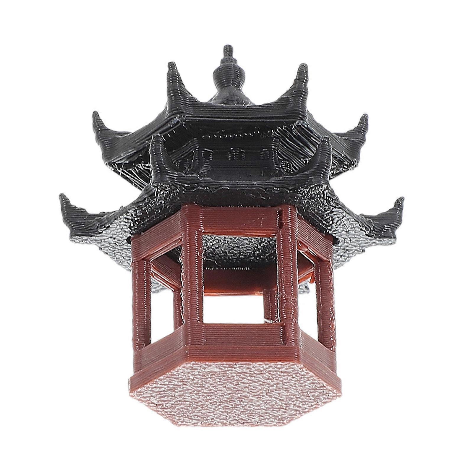 Chinese Temple Mini Pavilion Pagodas for Micro Landscape Decor