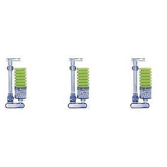 3X Aquarium Filter,Ultra Quiet Aquarium Biochemical Fish Air Pump Tank Water Fall Double Foam Sponge Filters Xy-2881 WOI