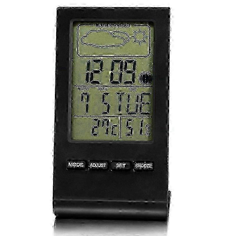 Indoor Temp Humidity Tracker with Alarm Clock