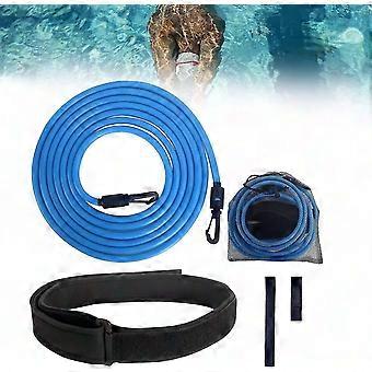 Correia segura do tirante de natação de 4m - cordão de bungee da natação exterior para o treinamento de resistência estacionário