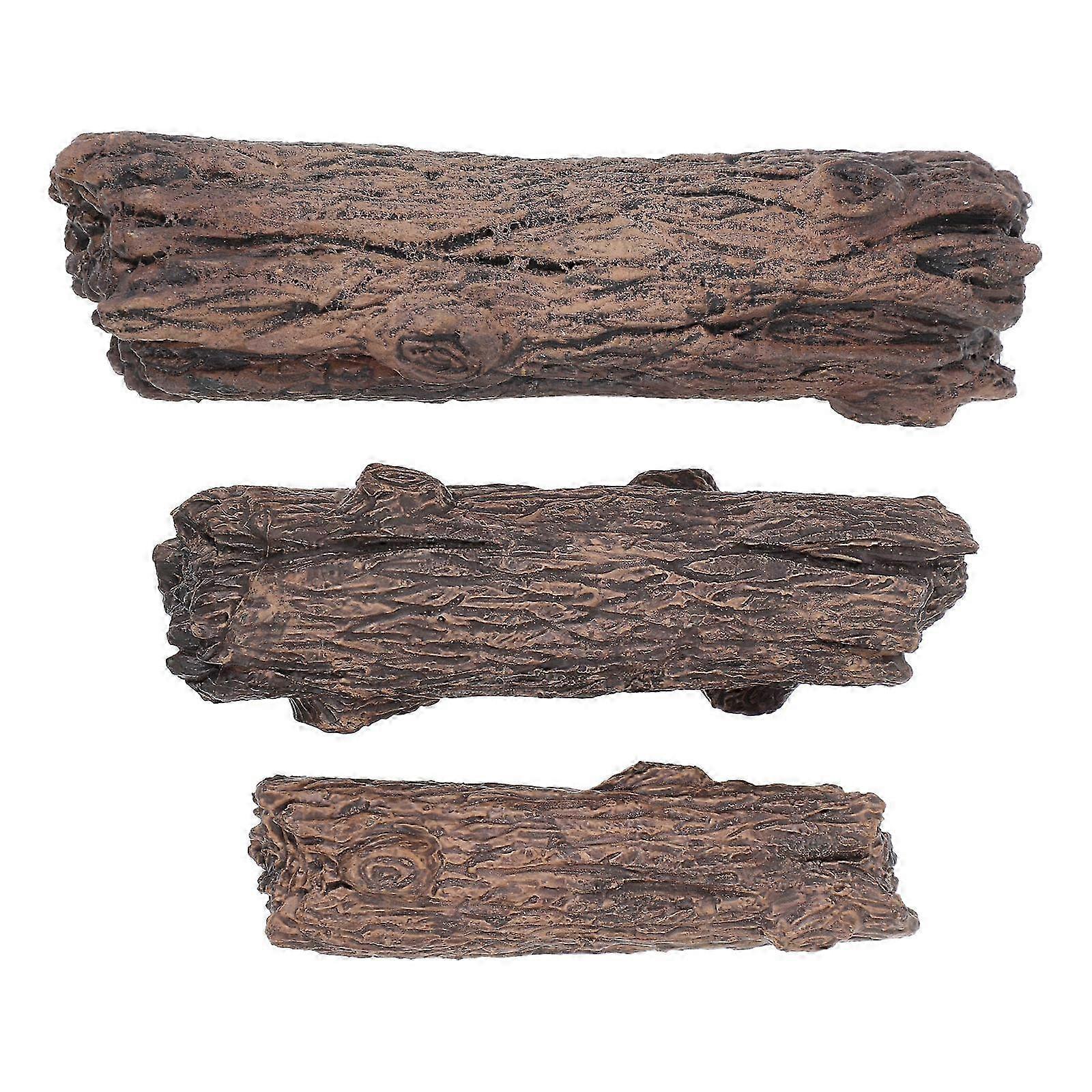 Resin Tree Stump Model Branch compatible with Decor 6Pcs Sand Table Accessory