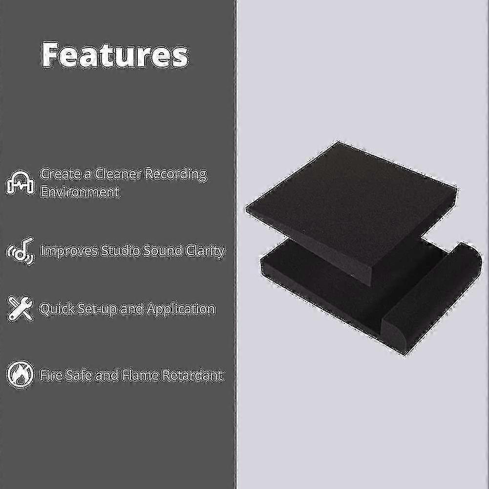 High-Density Foam Speaker Isolation Pads