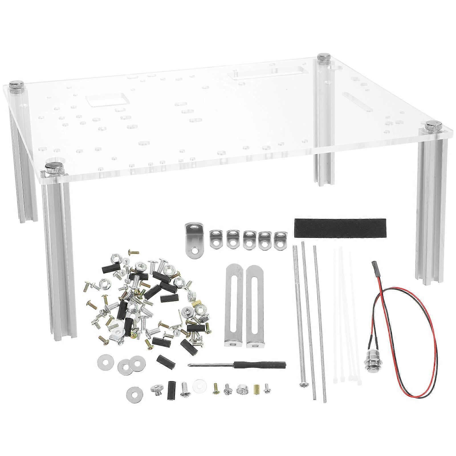 1Set Transparent Mainboard Bracket for Open Air Computer Case DIY Use
