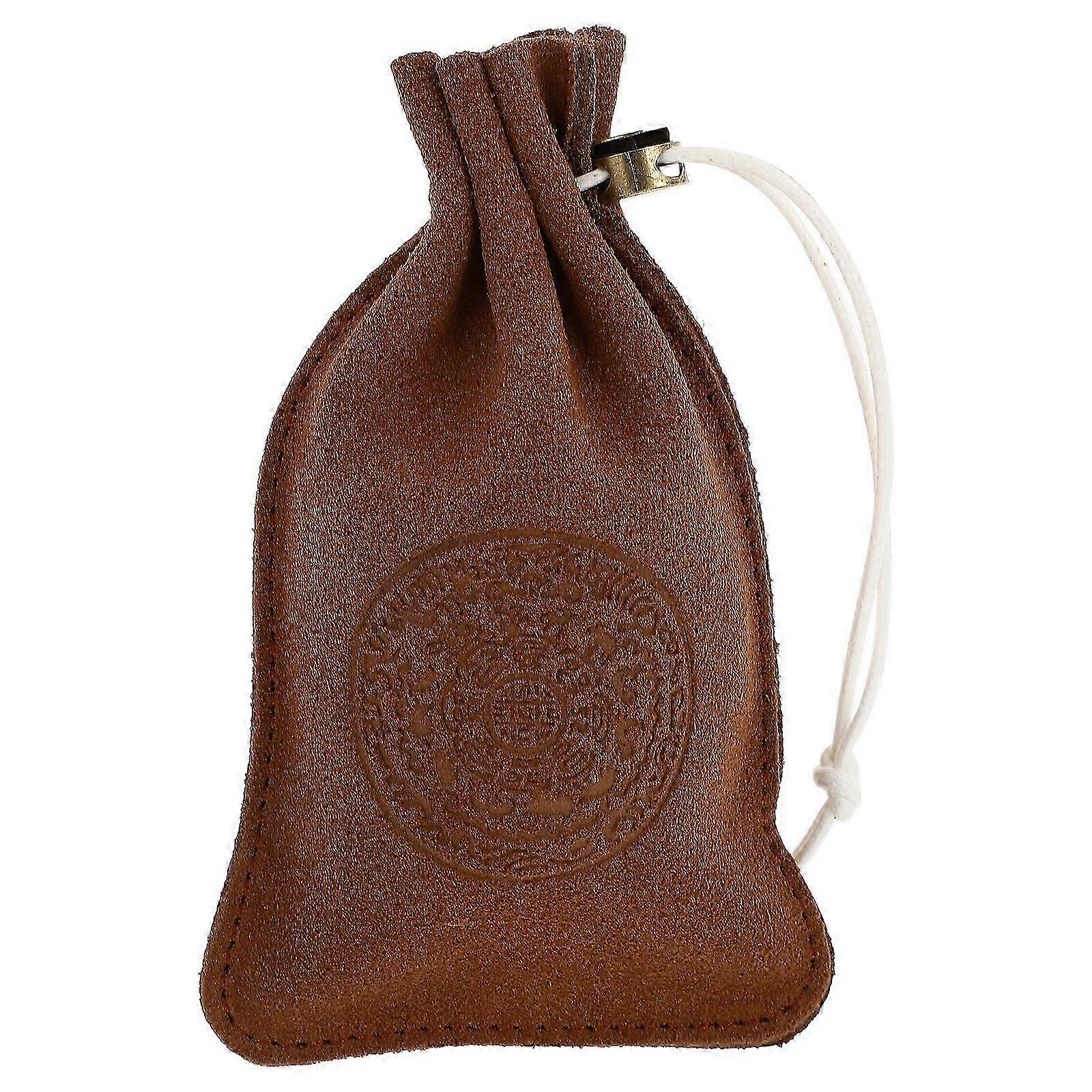 Compact Drawstring Beads Storage Pouch