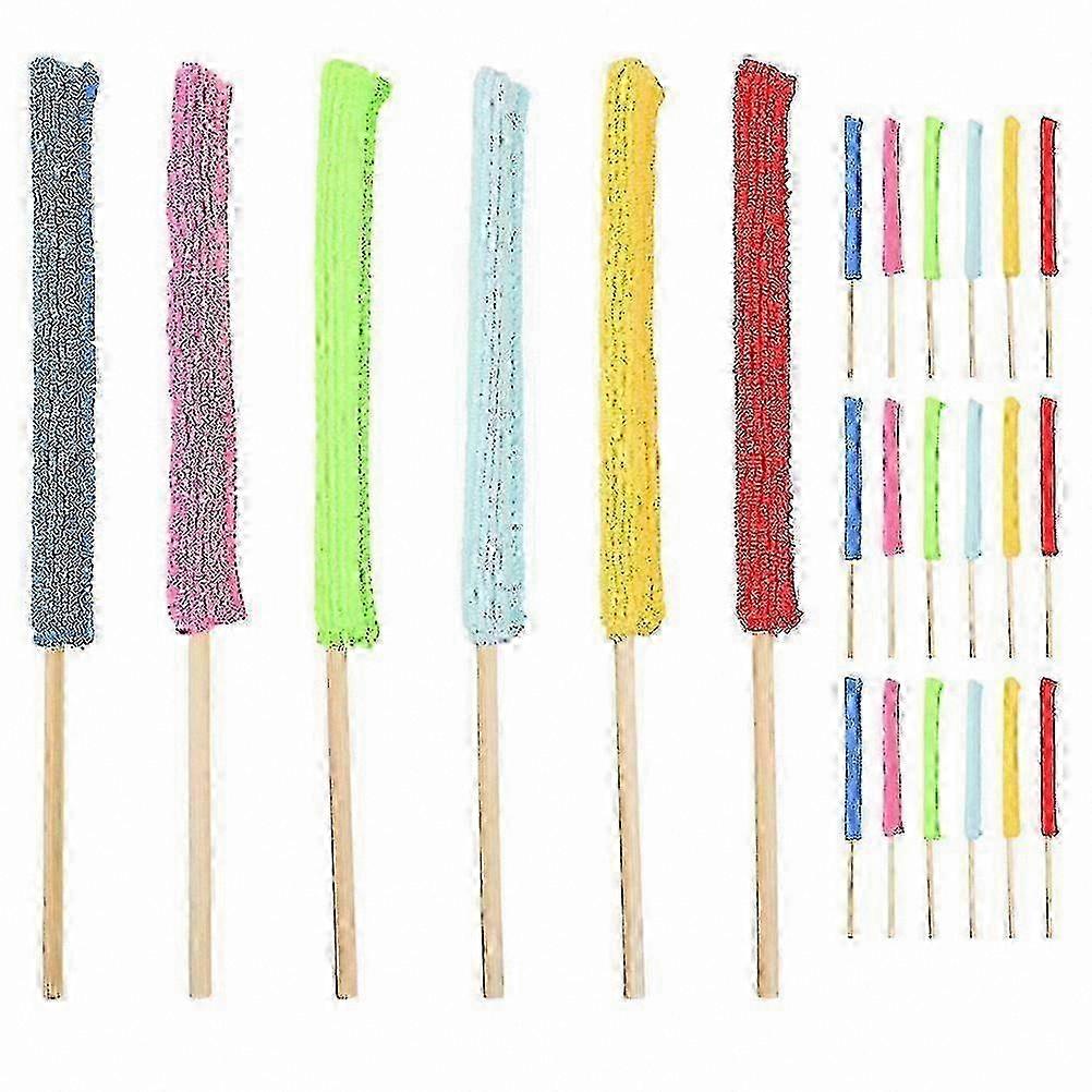 24 Pc Slim Microfiber Bamboo Cleaners