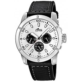 Lotus Quartz Analog Men Watch with Synthetic Leather Bracelet L15811/1