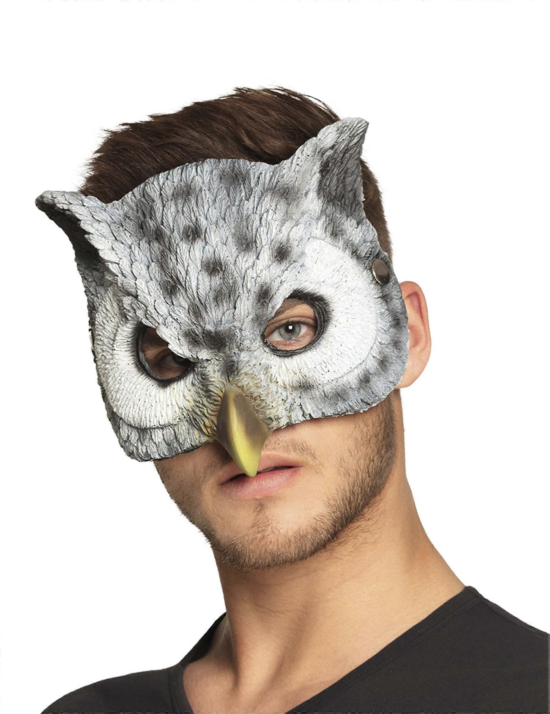 Adult owl half mask