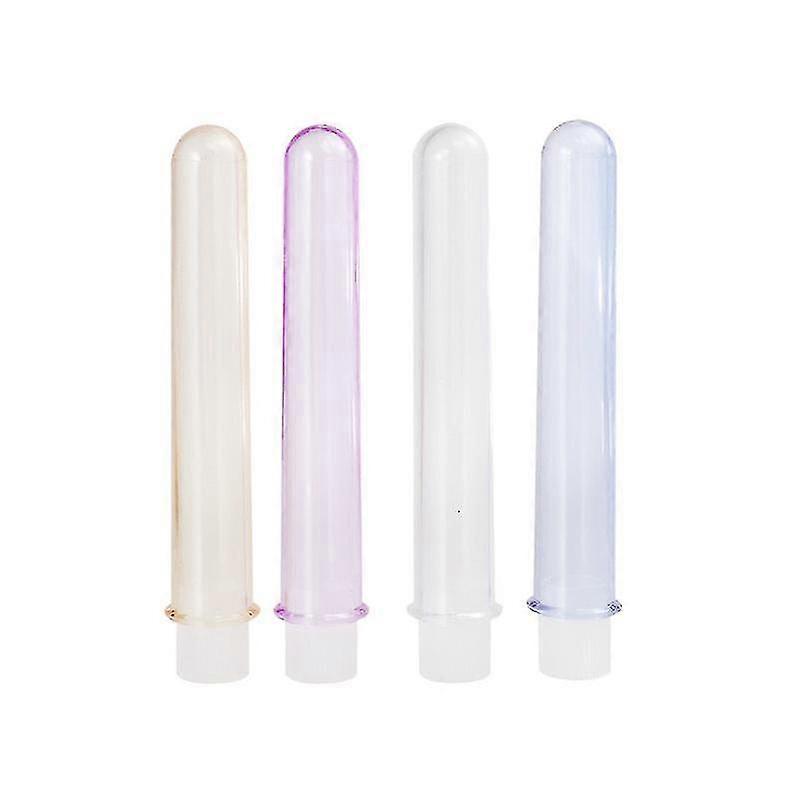 4pcs Transparent Plastic Test Tubes