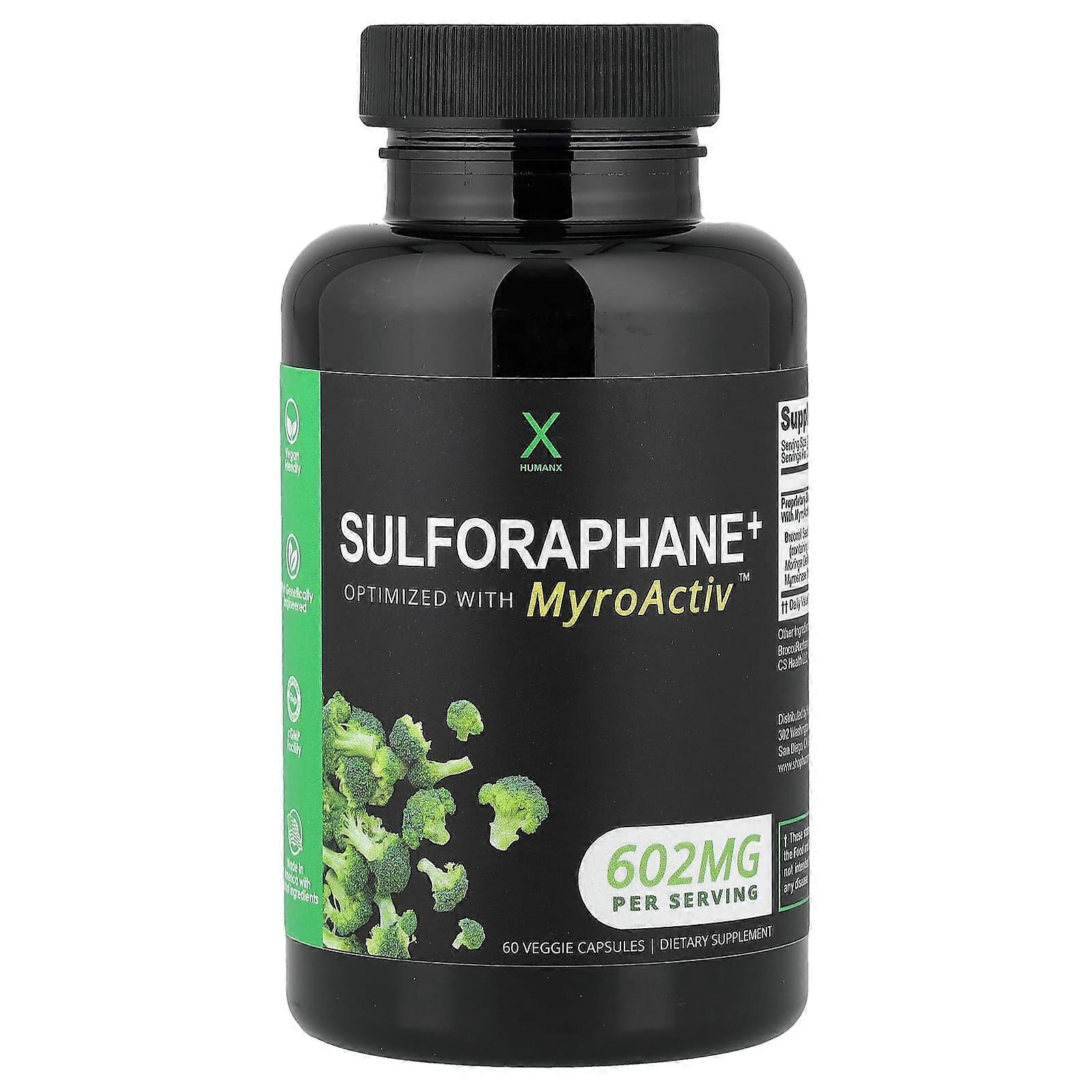 Humanx, Sulforaphane+, 60 Capsules