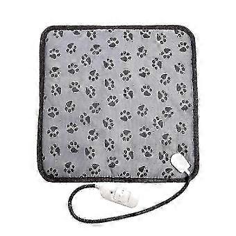 Electric Heating Pad, Large Waterproof 45x45cm for Dogs & Cats - Adjustable Temperature, Durable Steel Cord, Ideal for Whelping Puppies