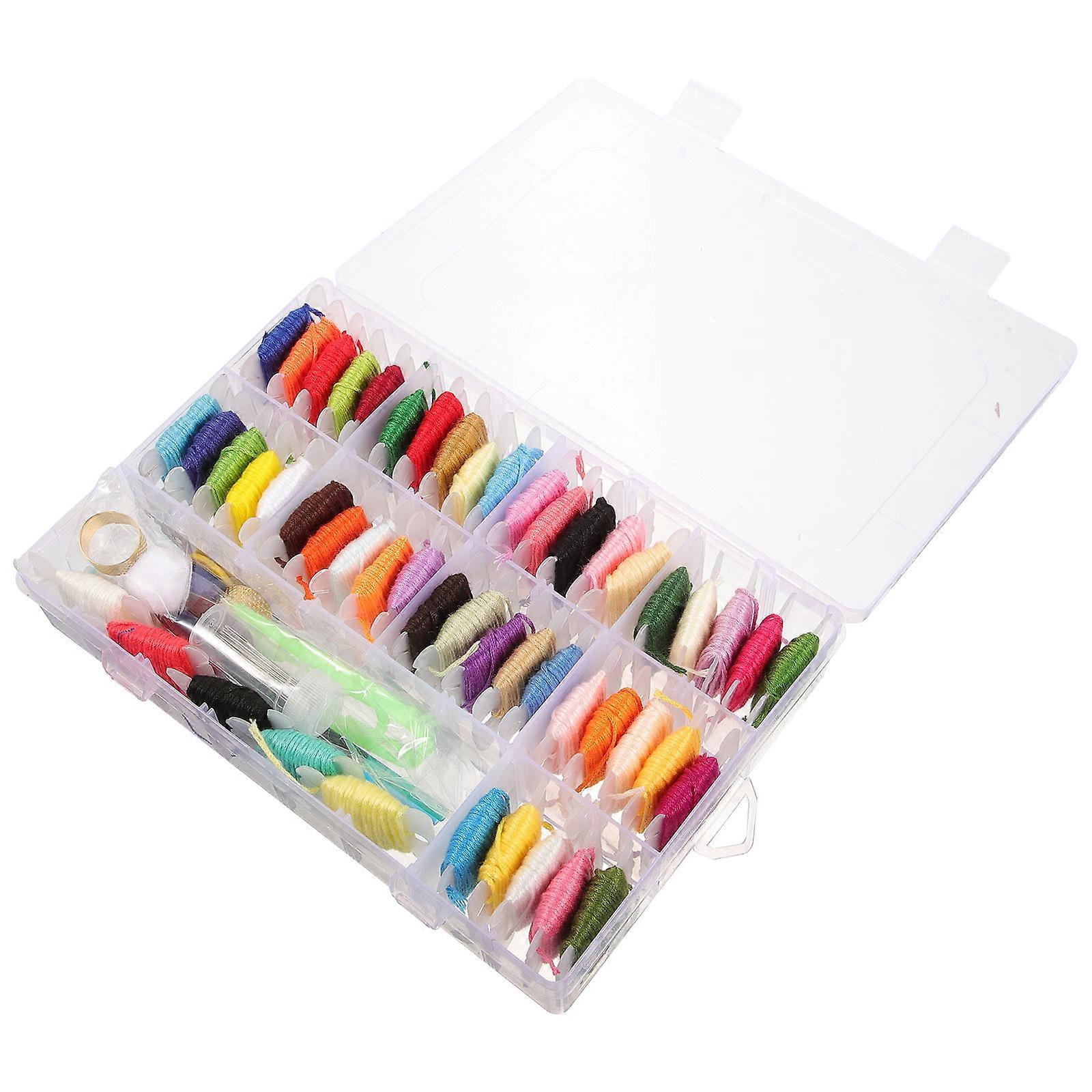 Embroidery Threads Kit for Embroidery DIY String Bracelet Making Kit
